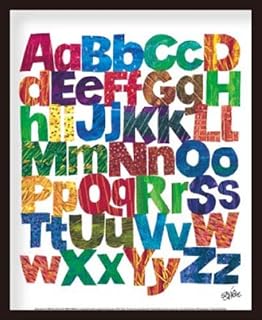 ミニポスター×フレームセット ERIC CARLE Alphabets ナチュラル FST-012 ミニポスター×フレームセット ERIC CARLE Alphabets ナチュラル FST-012